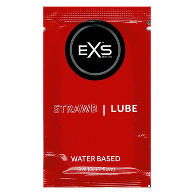 EXS Flavoured Gleitgel Sachet 5ml   Cherry, Choco, Peach, Strawberry