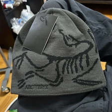 Arc'teryx Bird Head Toque Beanie Merino Wool Winter Hat Dark Grey NWT