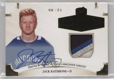 2020 The Cup Rookie Class of 2021 Gold Foil 8/25 Jack Rathbone Patch Auto 0t9e