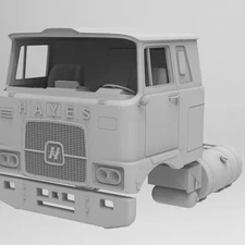 1/25 resin 3d printed HAYES CLIPPER 100 SLEEPER CAB MODEL