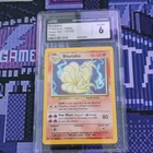 Pokemon TCG CGC 6 Ninetales Holo Rare Base Set 12/102 English 1999