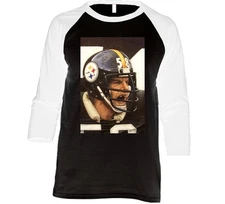 Pittsburgh Steelers Jack Lambert Sports Raglan 3/4 Sleeve