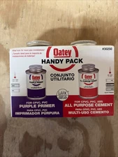 Oatey 30250 4 OZ All Purpose 4OZ AP Cement Weld Kit, Clear