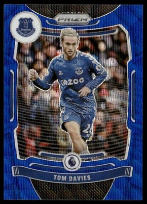 2021-22 Panini Prizm Premier League #103 Tom Davies Prizms Blue Wave