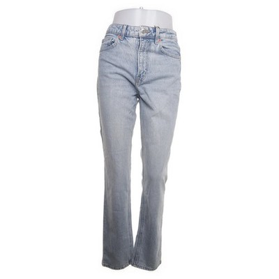 H&M, Jeans, Größe: 38, VINTAGE STRAIGHT HIGH WAIST, Blau #eP6