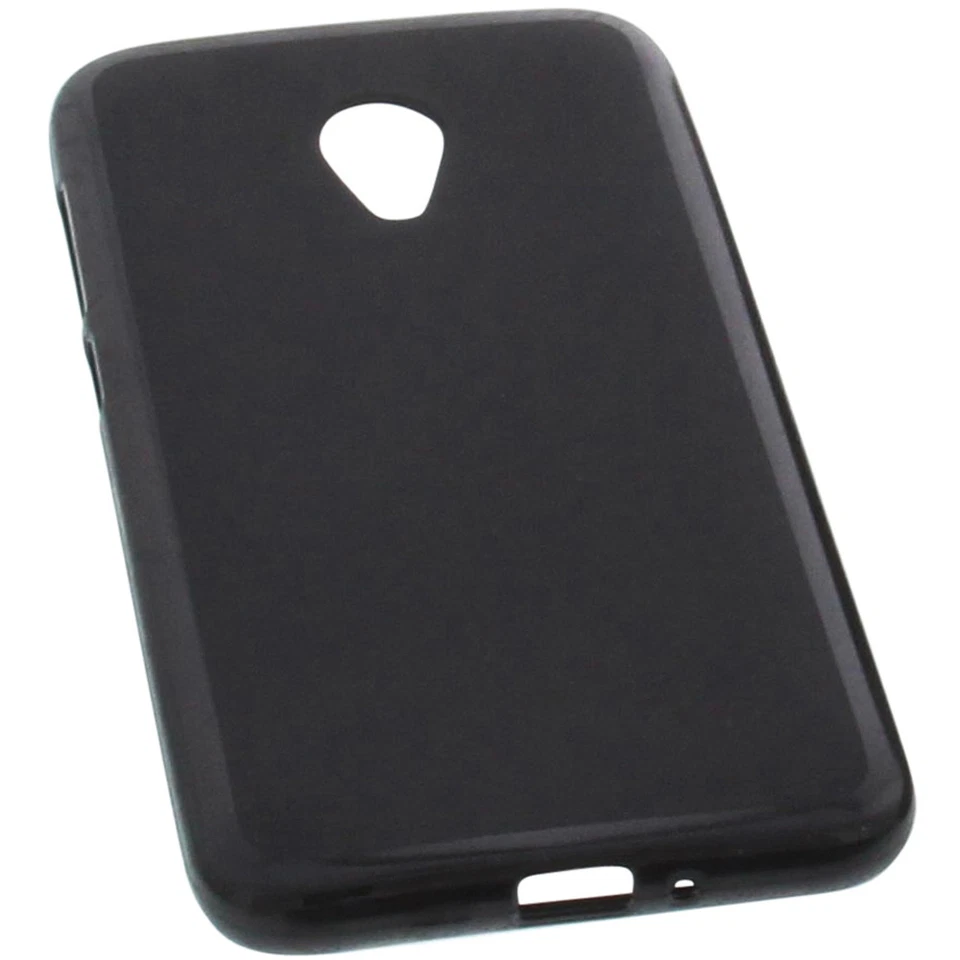 Borsa Per Alcatel U5 HD Custodia Per Smartphone Protezione Cover TPU Gomma Nero - Immagine 3 di 4
