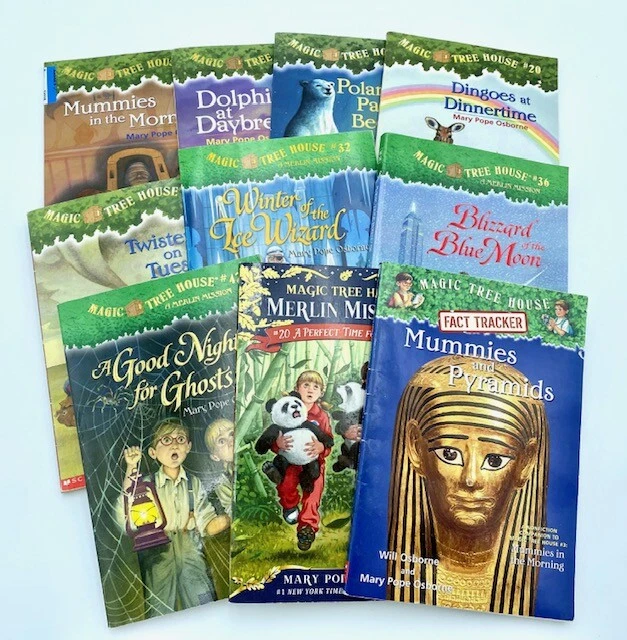 10 Magic Tree House lot of paperback books Mary Pope Osborne  Kids chapter- GOOD — 第 4/4 张图片