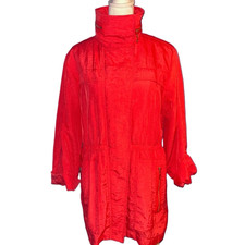 The Fillmore Peach Pink Anorak Rain Jacket Small