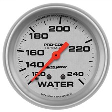 Autometer 4432 Ultra-lite Water Temperature Gauge 2-58 In. Mechanical Autometer 4432 Ultra-lite Water Temperature Gauge 2-58 In. Mechanical