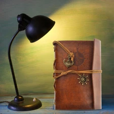 jotter Notebook Journal Diary Retro Vintage Pirate PU Cover