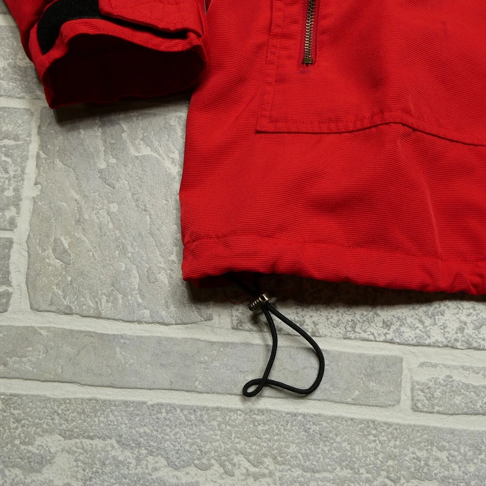 Chaqueta DE COLECCIÓN Rival Detroit Redwings Adulto Grande Roja Cortavientos NHL Hockey Foto 4 de 4