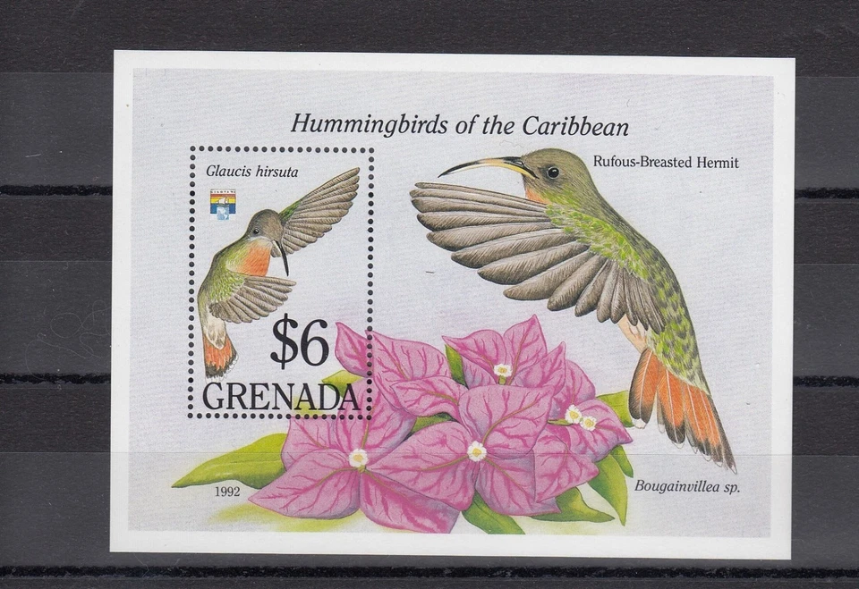 TIMBRE STAMP BLOC ILE GRENADE Y&T#290 OISEAU BIRD NEUF**/MNH-MINT 1992 ~C29 - Photo 1/1