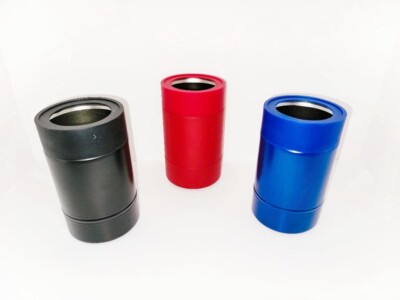 Non-Tipping Can Cooler Koozie for 12oz Cans Suction Cup Can Cooler