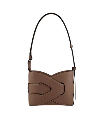 POLÈNE Nodde Edition Chalk Smooth Shoulder Bag with Storage bag Full Color