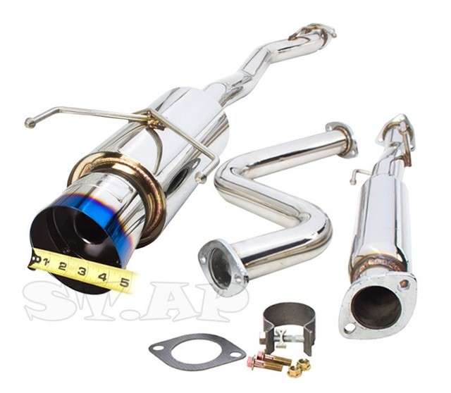 9093 Honda Accord Cb7 Cb3 Cb1 Jdm Catback Exhaust System Muffler Burnt