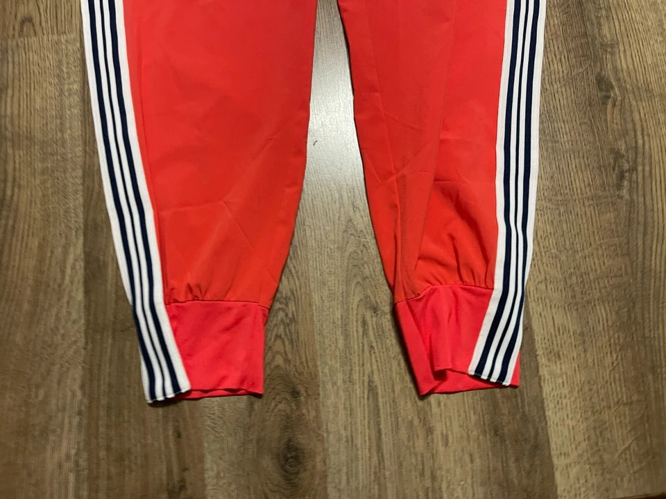 Pantalones AVIA, para mujer talla grande, rojo blanco negro, pantalones deportivos, cintura corbata Foto 3 de 4