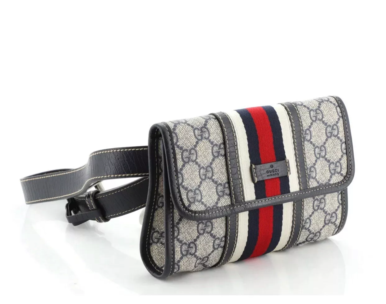 SAC CEINTURE GUCCI GG SAC BANANE VINTAGE TOILE ENDUITE SUPRÊME CEINTURE TOILE BANDOULIÈRE SM