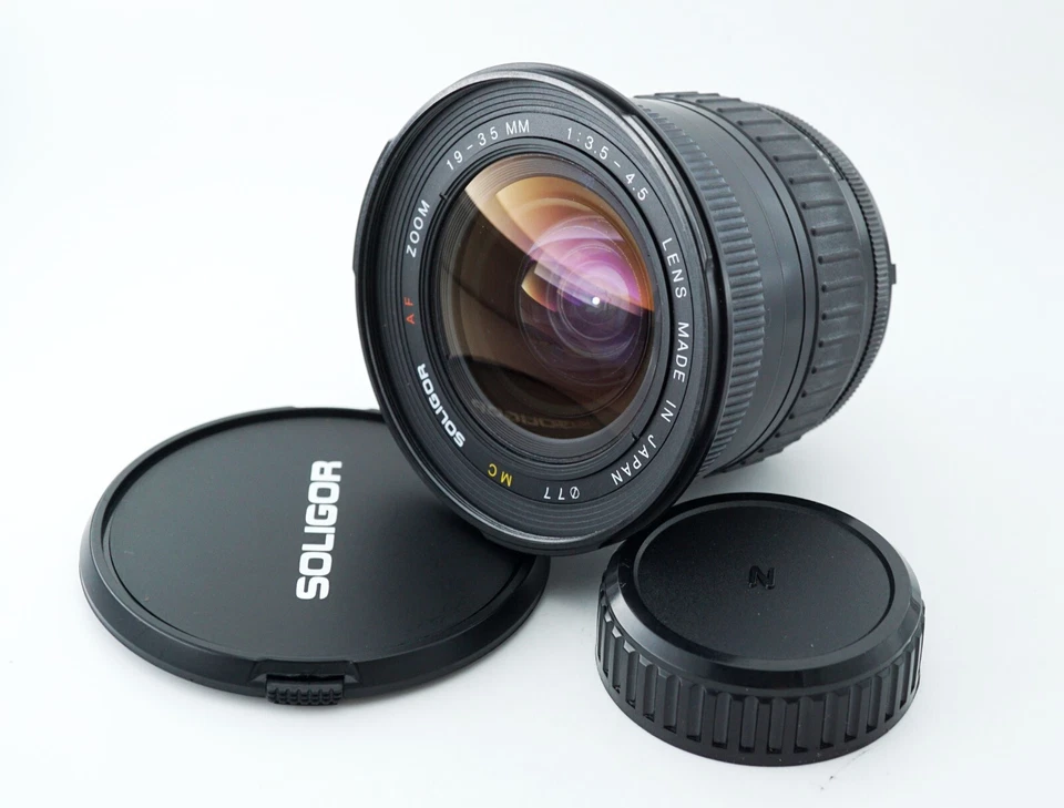 Soligor 19-35mm f/3.5-4.5 Nikon AF Made in Japan Camera Lens - Image 4 of 4