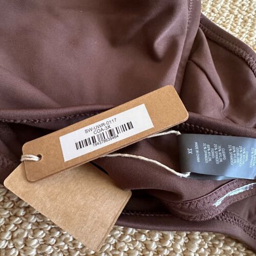 Skims Swim Cocoa Shaping Unlined Underwire Bikini Top, Size 3X NWT - Picture 3 of 3