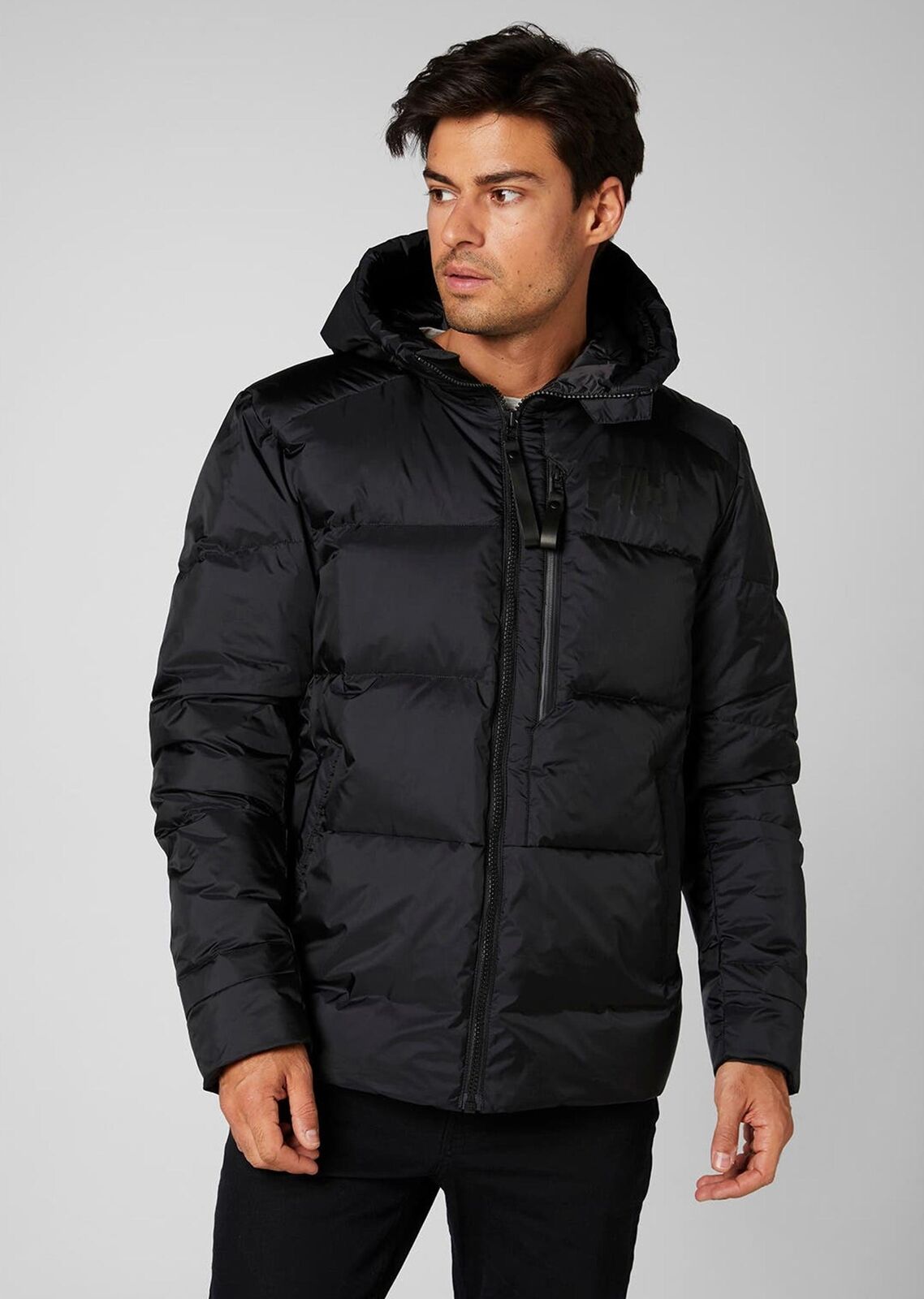 men's active long winter parka