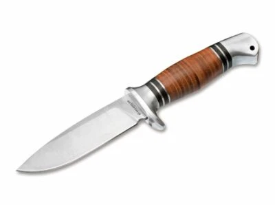 BÖKER MAGNUM Leatherneck Hunter Jagdmesser Feststehend 440A Leder - 02MB726 - Bild 1 von 4