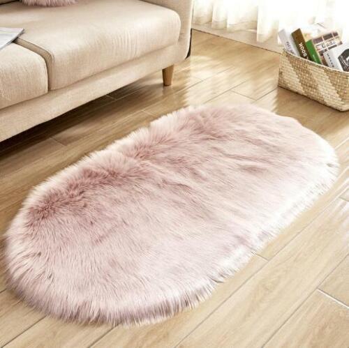 Fluffy Rugs Anti-Skid Shaggy Area Dining Room Carpet Floor Mat Home Bedroom Soft - Picture 10 of 26