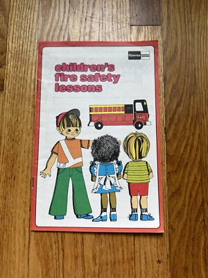 Children s Fire Safety Lesson-Vintage Booklet