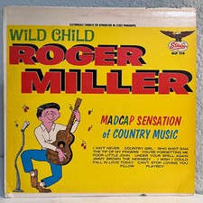 ROGER MILLER - Wild Child (Starday) - 12" Vinyl Record LP - EX
