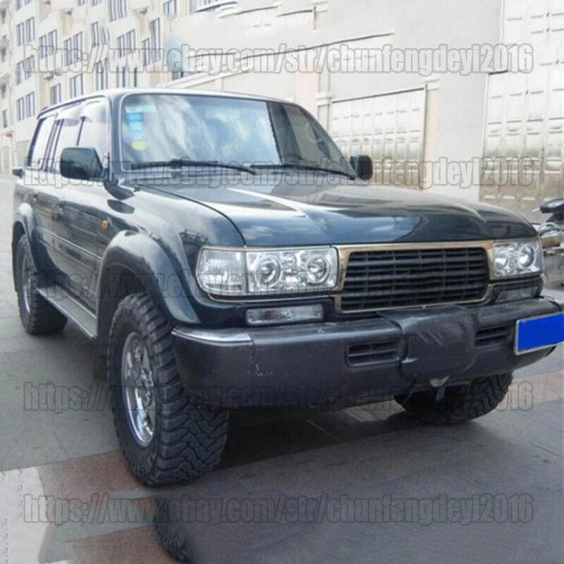 LH + RH For Toyota Land Cruiser LC80 FJ80 1989-1997 Headlights + Corner Headlamp Foto 4 de 4