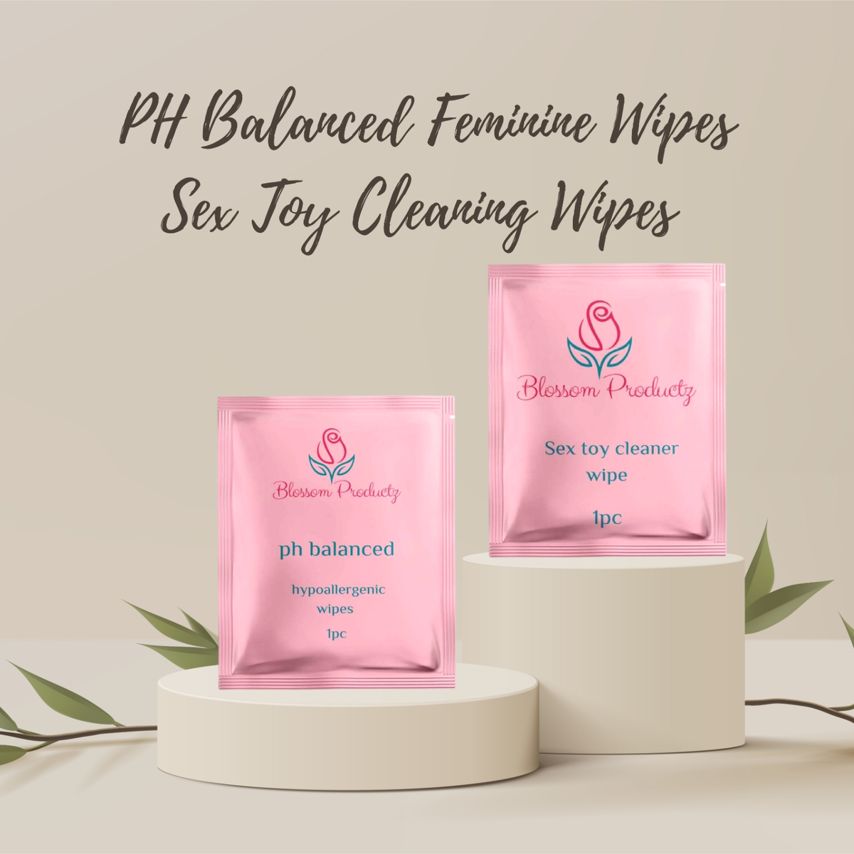 Blossom Productz 10 PH Balanced Gentle Feminine Wipes Women Individually  Wrapped | eBay