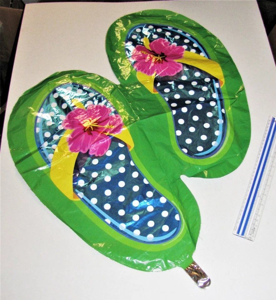 Globo de aluminio chanclas súper forma #85129, globo sandalia Foto 3 de 3