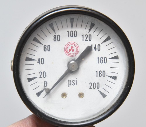 INDUSTRIAL PFV PRESSURE GAUGE STEAMPUNK - Picture 4 of 5