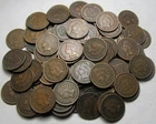 100 INDIAN HEAD CENT 40% PRE-1900'S 60% 1900'S,ALL GOOD+ TO FINE!!!!(D)