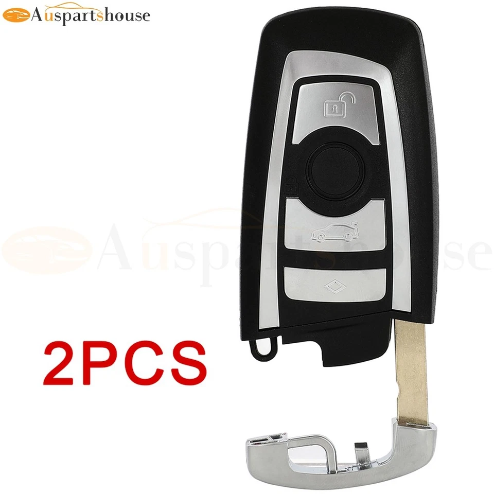 2x Remote 4 Btns Entry Car Key Shell Case For BMW 428i 528i 750i xDrive 10-2018 - Image 3 of 4