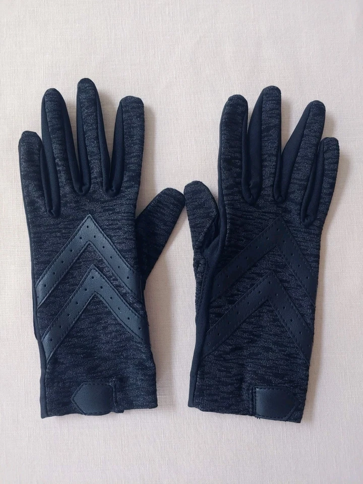 Guantes para mujer Isotoner usados en excelente estado S/M gris jaspeado Foto 2 de 4