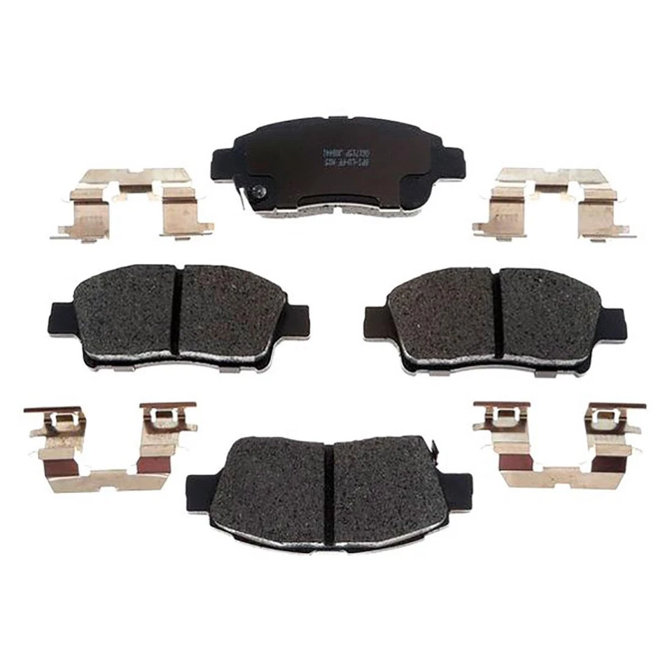 Kit dianteiro traseiro pastilhas de freio de cerâmica e sapatas de freio para 2000 Toyota Echo - Raybestos - Imagem 3 de 4