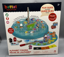Battat Alphabet Fishing Game Spelling Letters For Kids Brand NEW