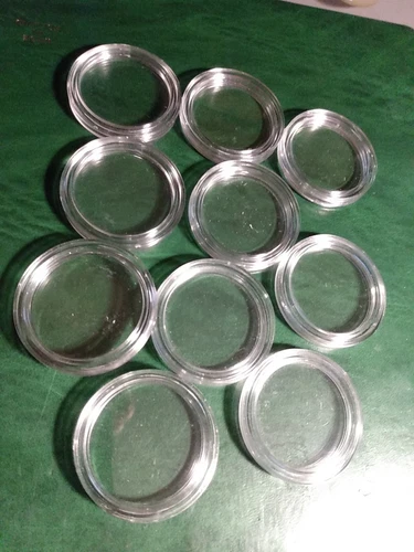 Proof Gold Eagle $50 1 ounce empty US mint capsule (NO COIN) LOT OF 10