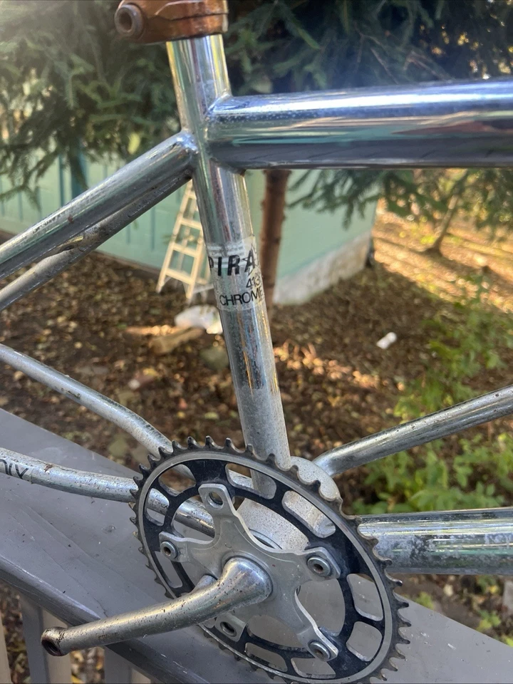 Cuadro BMX Ross Piranha Cromo 20 pulgadas Bicicleta Old School Survivor Japón Foto 3 de 4