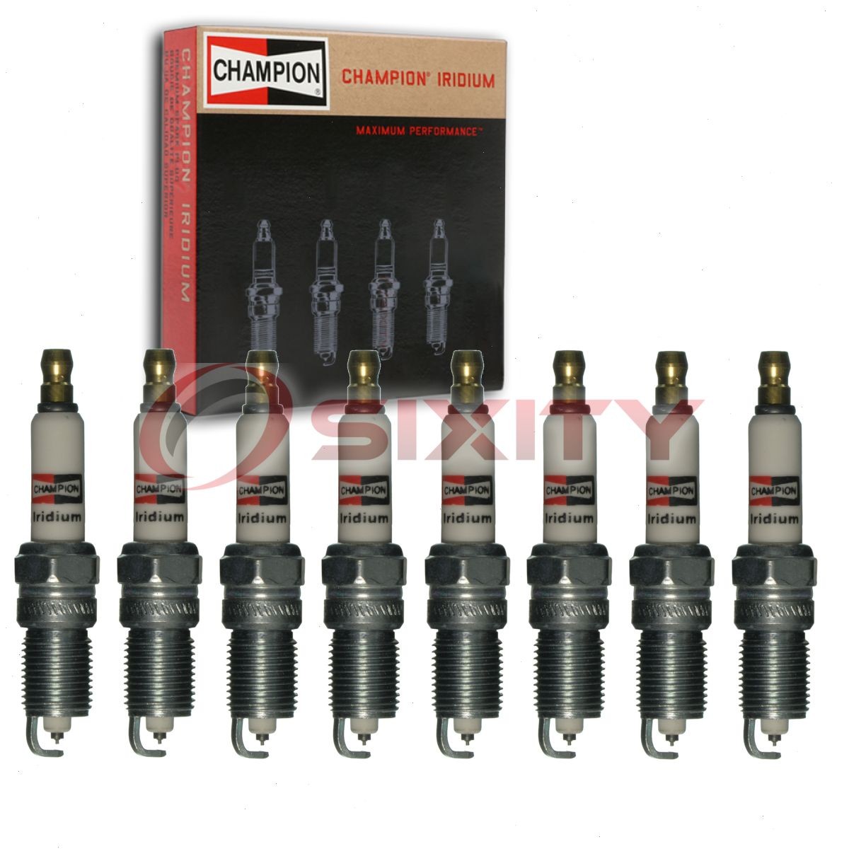 8 pc Champion Iridium Spark Plugs for 2007 Chevrolet Silverado 3500 Classic fp