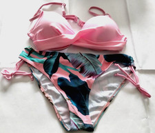 Fashion Pink Two Piece Bikini Swim Set Size S
