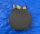 Vintage Evans SPITFIRE 19023 WW2 Era Military Pocket Lighter Round w/ Wind Guard