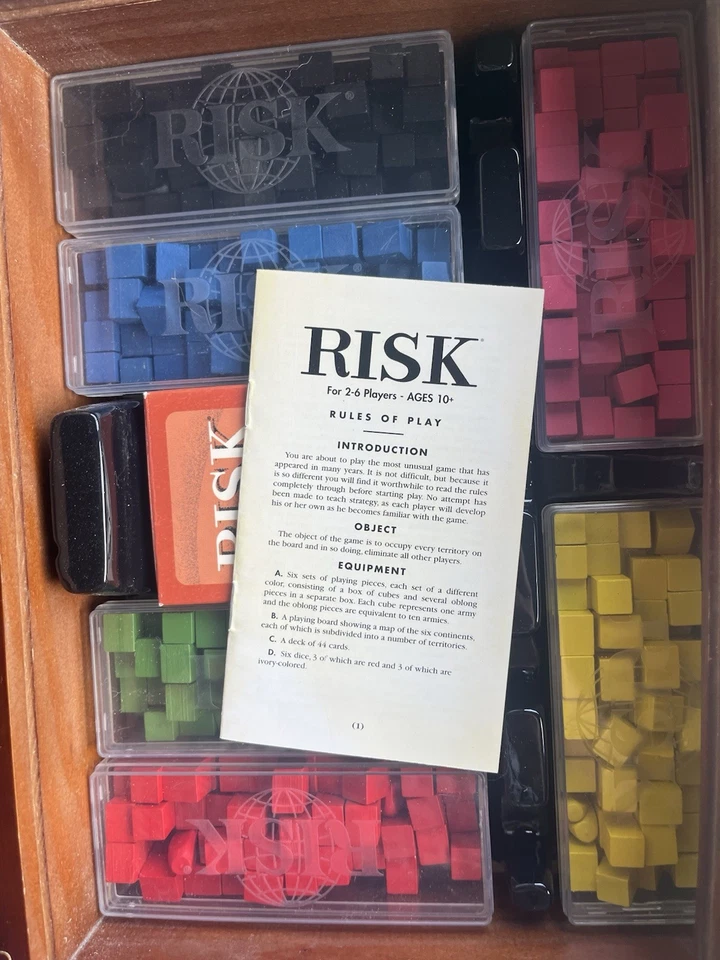 De colección El Juego de la Vida Clásico Tablero Madera Estantería Caja COMPLETA Defectuosa Foto 3 de 4