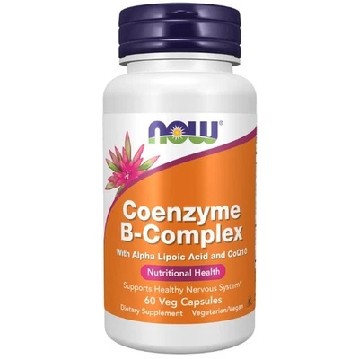 Coenzym B-Komplex 60 vegetarische Kapseln Now Foods - Bild 1 von 2