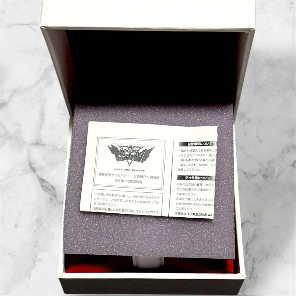 Power Ranger P Premium Bandai Kikai Sentai Zenkaiger relógio edição limitada Japão - Imagem 3 de 3