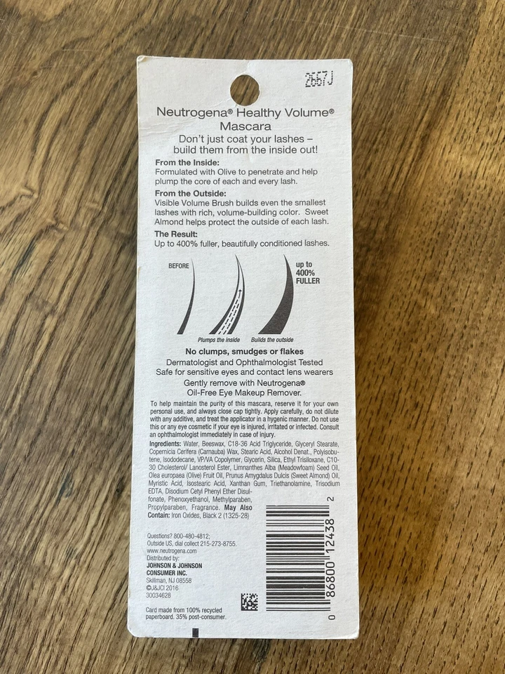 Neutrogena Healthy Volume Lash-Plumping Mascara - 03 Black/Brown, 0.21 oz. - Image 2 of 4