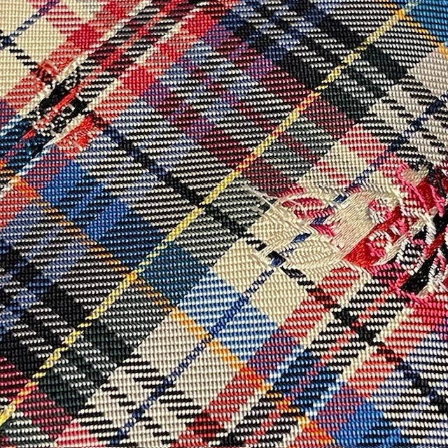 Corbata Psycho Bunny de Robert Godley a Cuadros Preppy Elegante Llamativa Foto 3 de 4