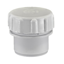 Solvent Waste Access Cap (White/Black)