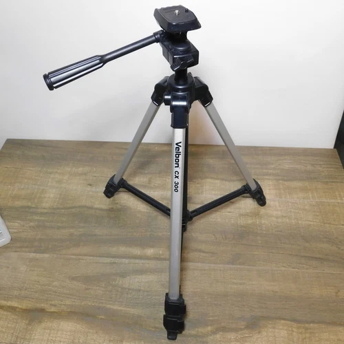 Velbon CX-300 Tripod Digital Camera Camcorder Video Camera Stand Extends 57"