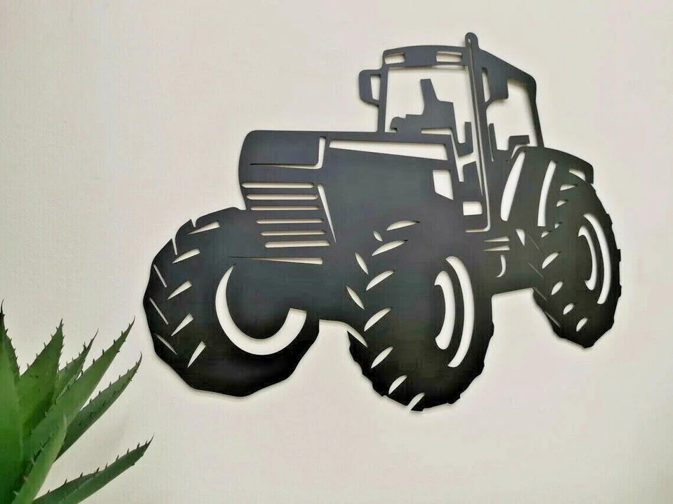 Tractor granja metal pared arte decoración hogar idea regalo cosa hermosa decoración Foto 4 de 4